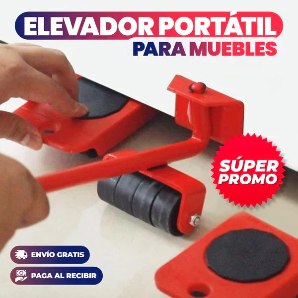 Kit elevador de muebles (+300KG)