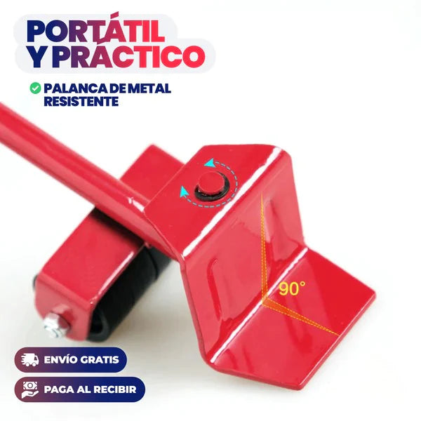 Kit elevador de muebles (+300KG)